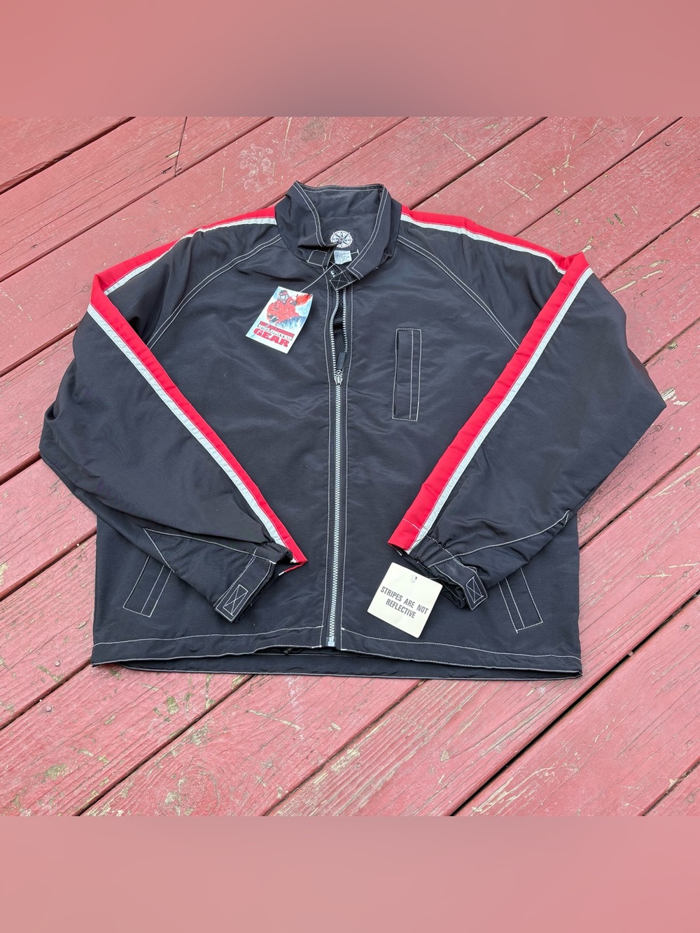 Marlboro Unlimited Gear Men’s XL Black NWT Windbreaker Vintage